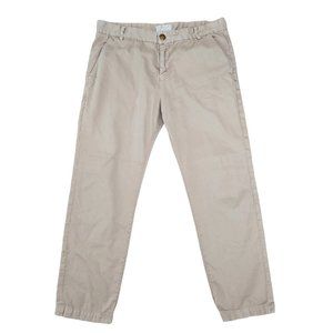CURRENT/ELLIOTT Chino Trouser Pants Khaki 28